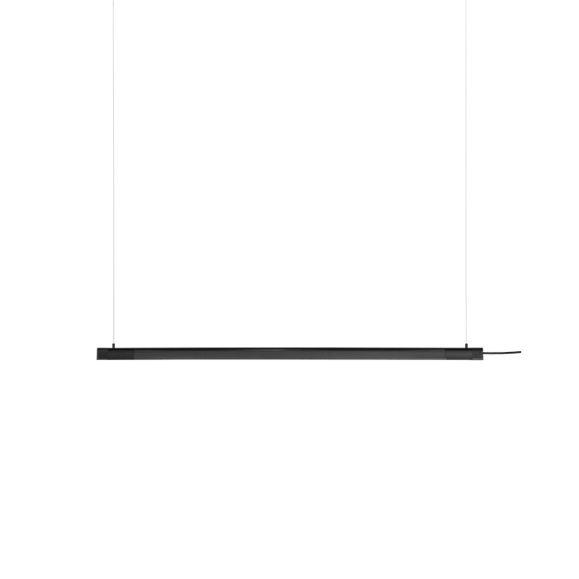 Gejst Radent Taklampa Lång Svart