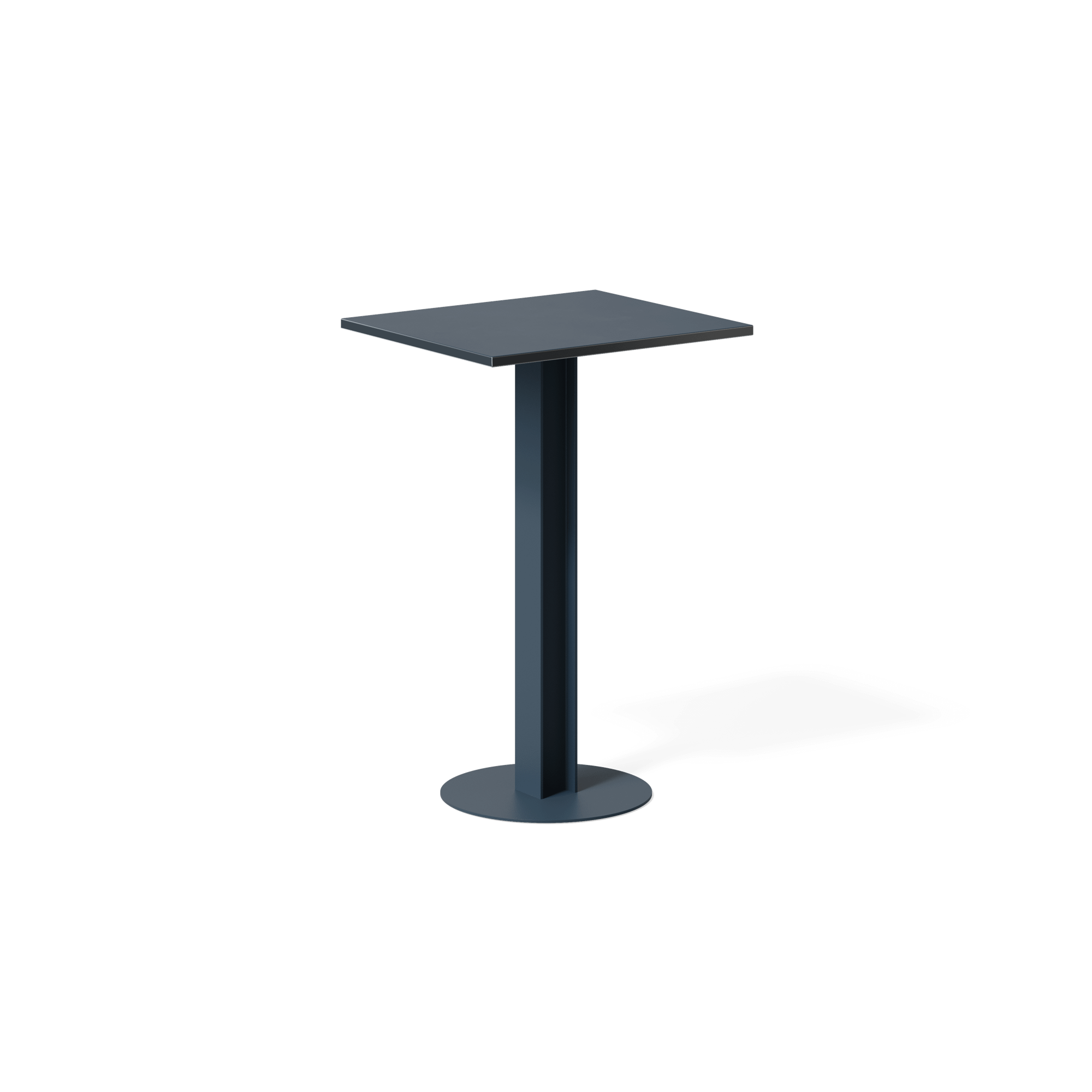 Plushalle HEB 03 High Dining Table H105xL70 Dark Blue