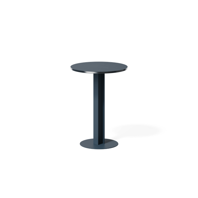 +Halle HEB 02 Counter Height Table Ø70xH95 Dark Blue