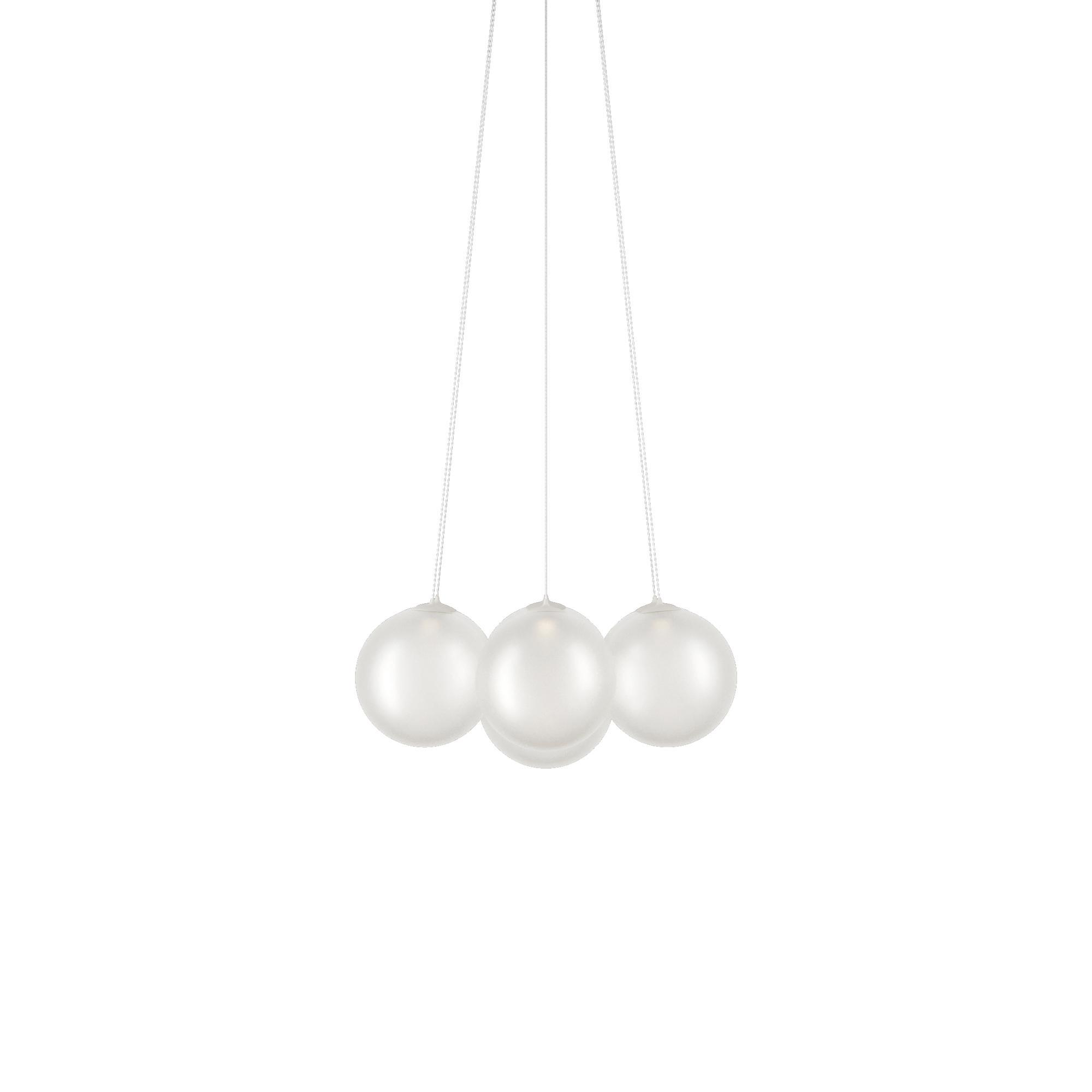 Lodes Random Cloud 7 Chandelier Ø23 3000K Frosted/ Glass