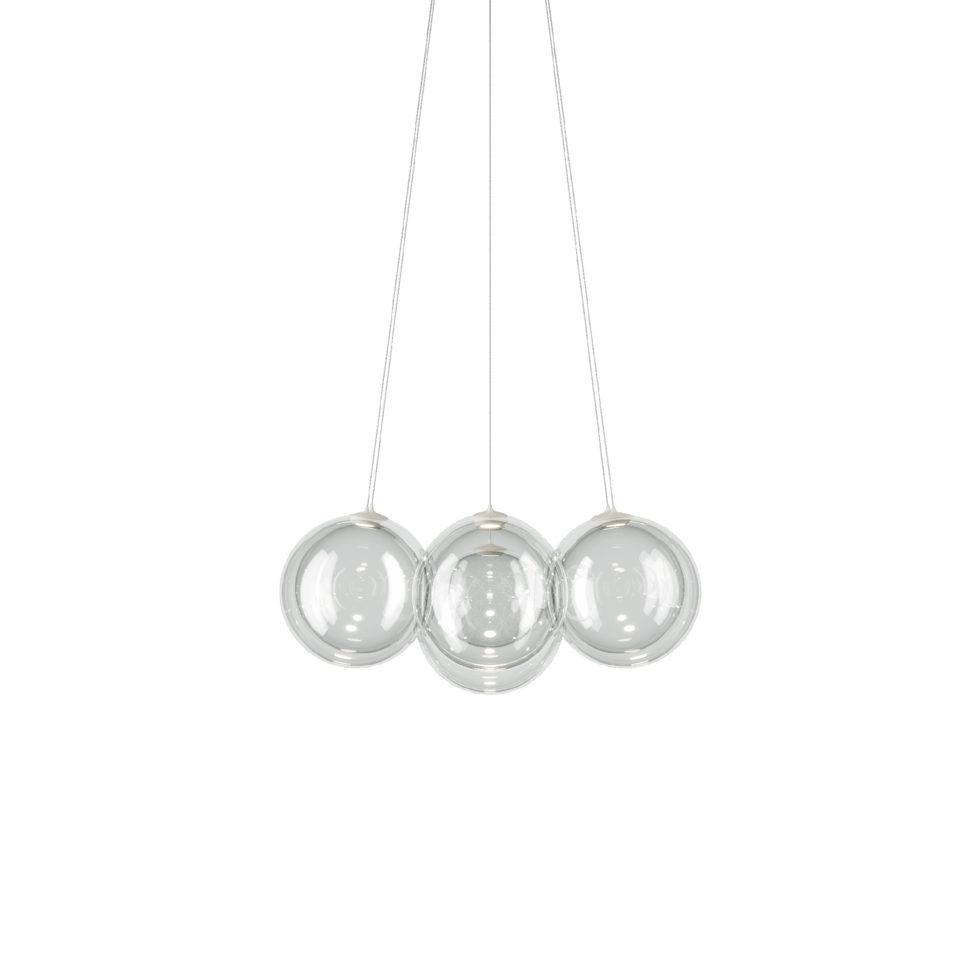 Lodes Random Cloud 7 Chandelier Ø28 3000K Clear/ Glass