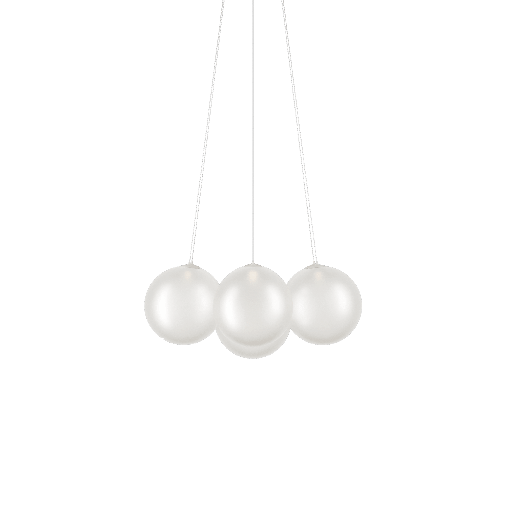 Lodes Random Cloud 7 Chandelier Ø28 3000K Frosted/ Glass