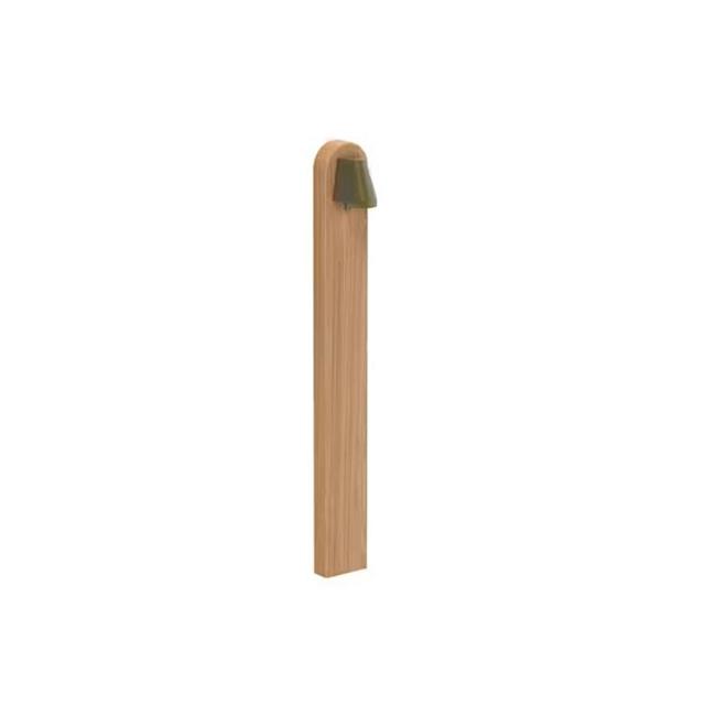 Beamy Teak Buitenlamp Messing