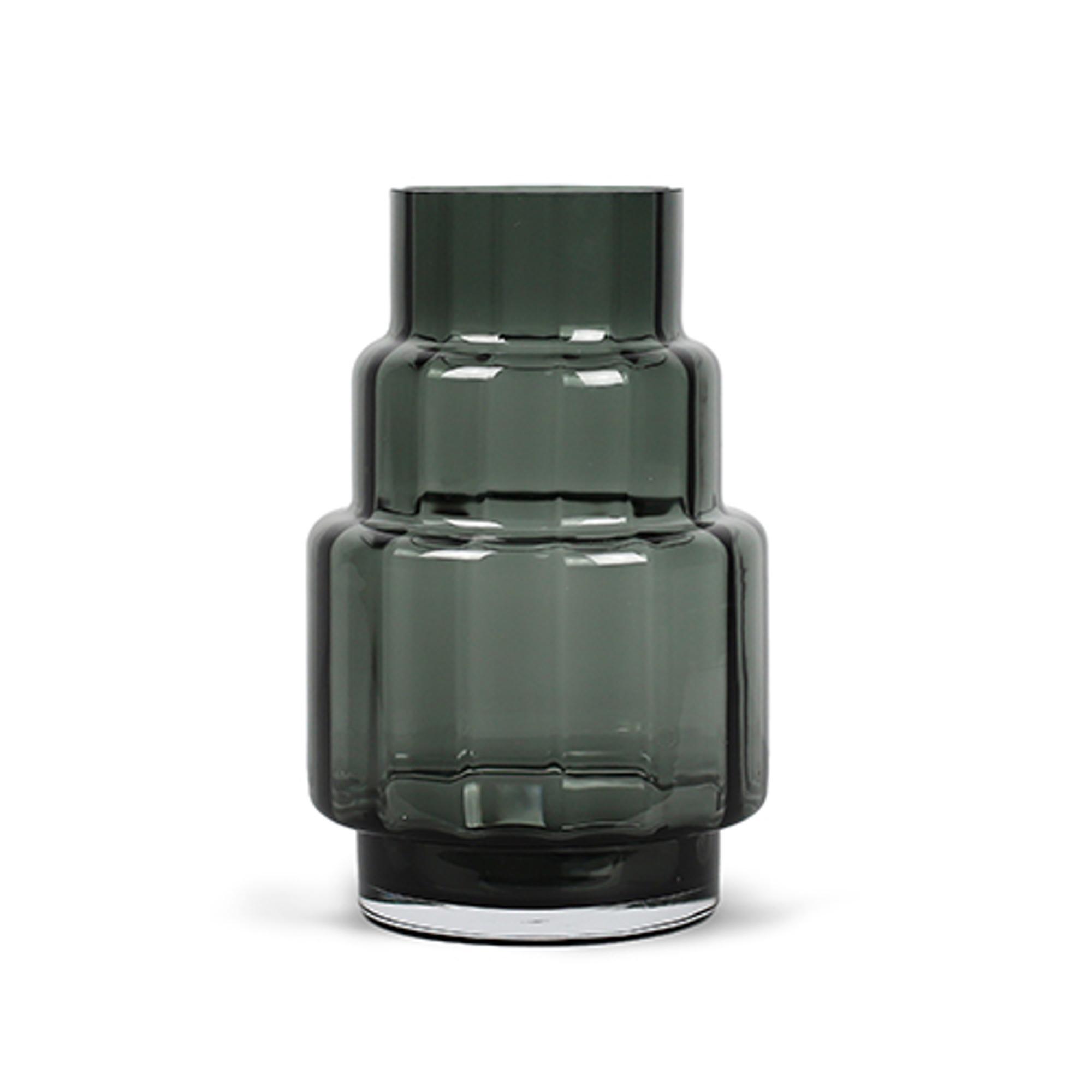 Ro Collection Hurricane Reflections Bo. 69 Vase/Candlestick Smoked Gray
