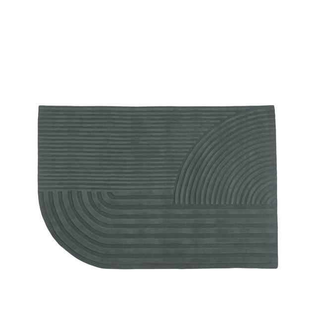 #1 - Muuto Relevo Tæppe 170 x 240 cm Mørk Grøn