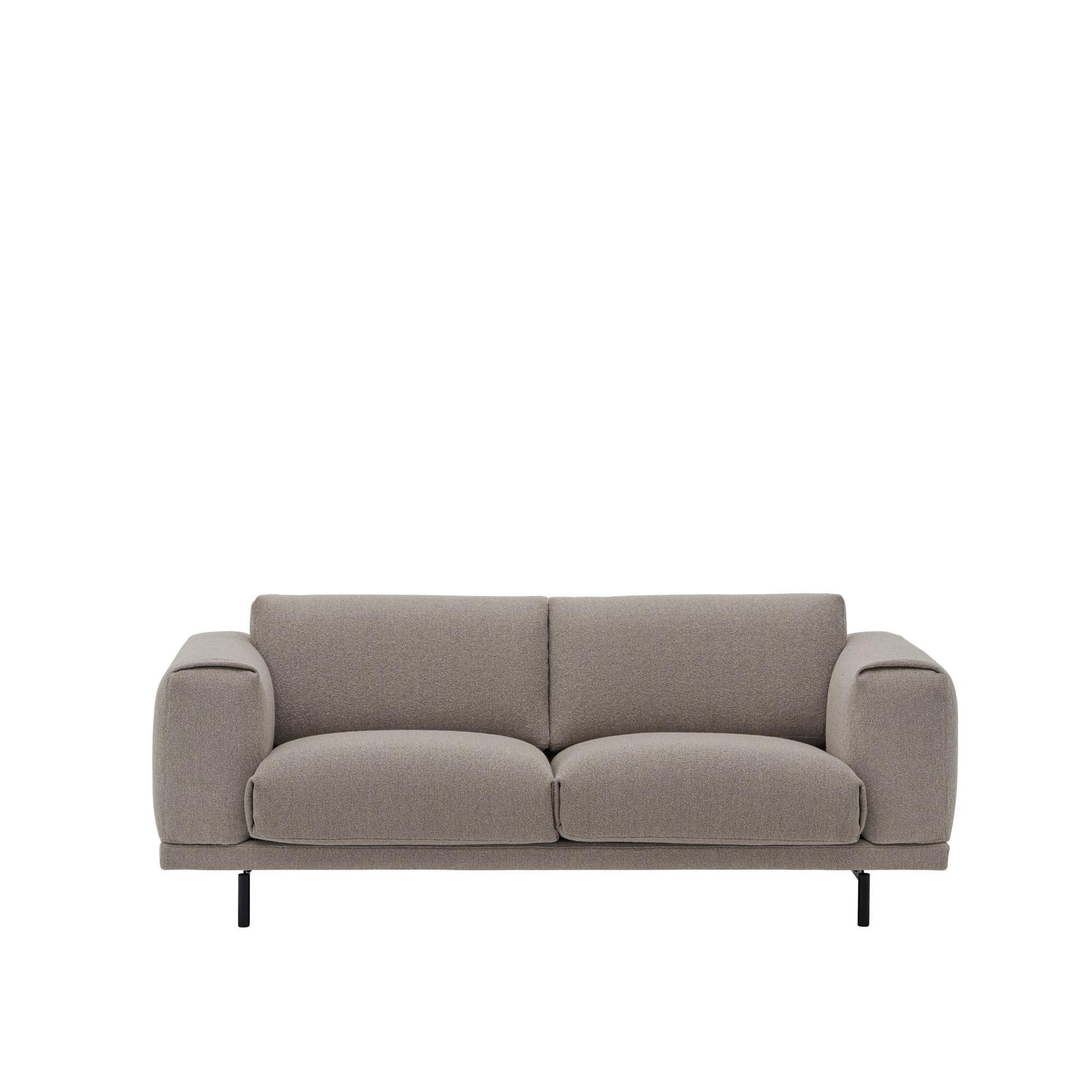 Muuto Rest 2-Personers Sofa Hearth 6/Sort