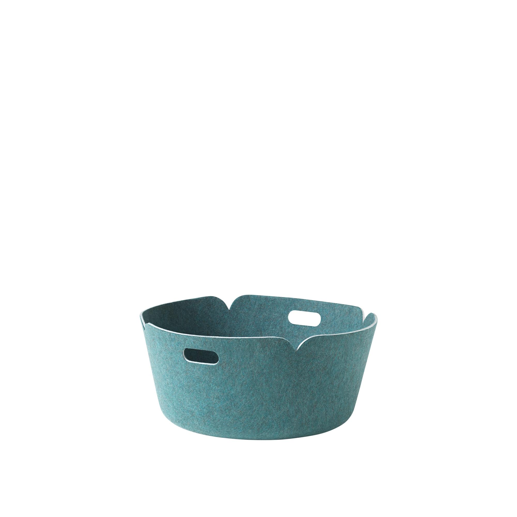 Muuto Restore Runder Korb Aqua
