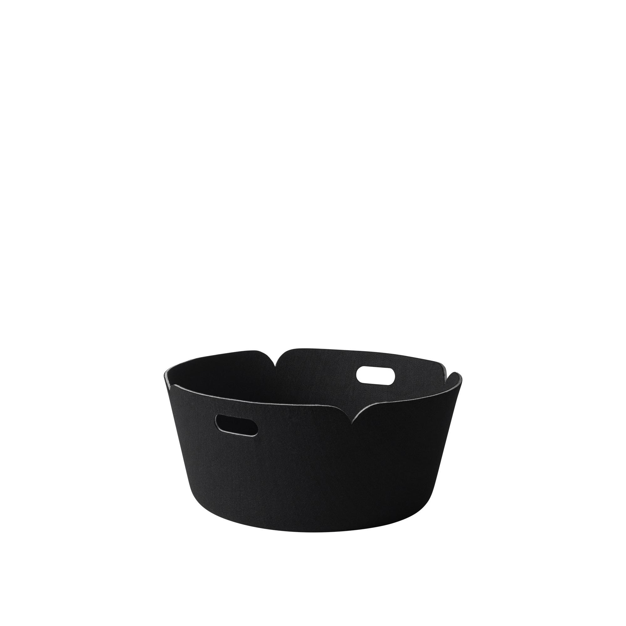 Muuto Restore Round Basket Musta