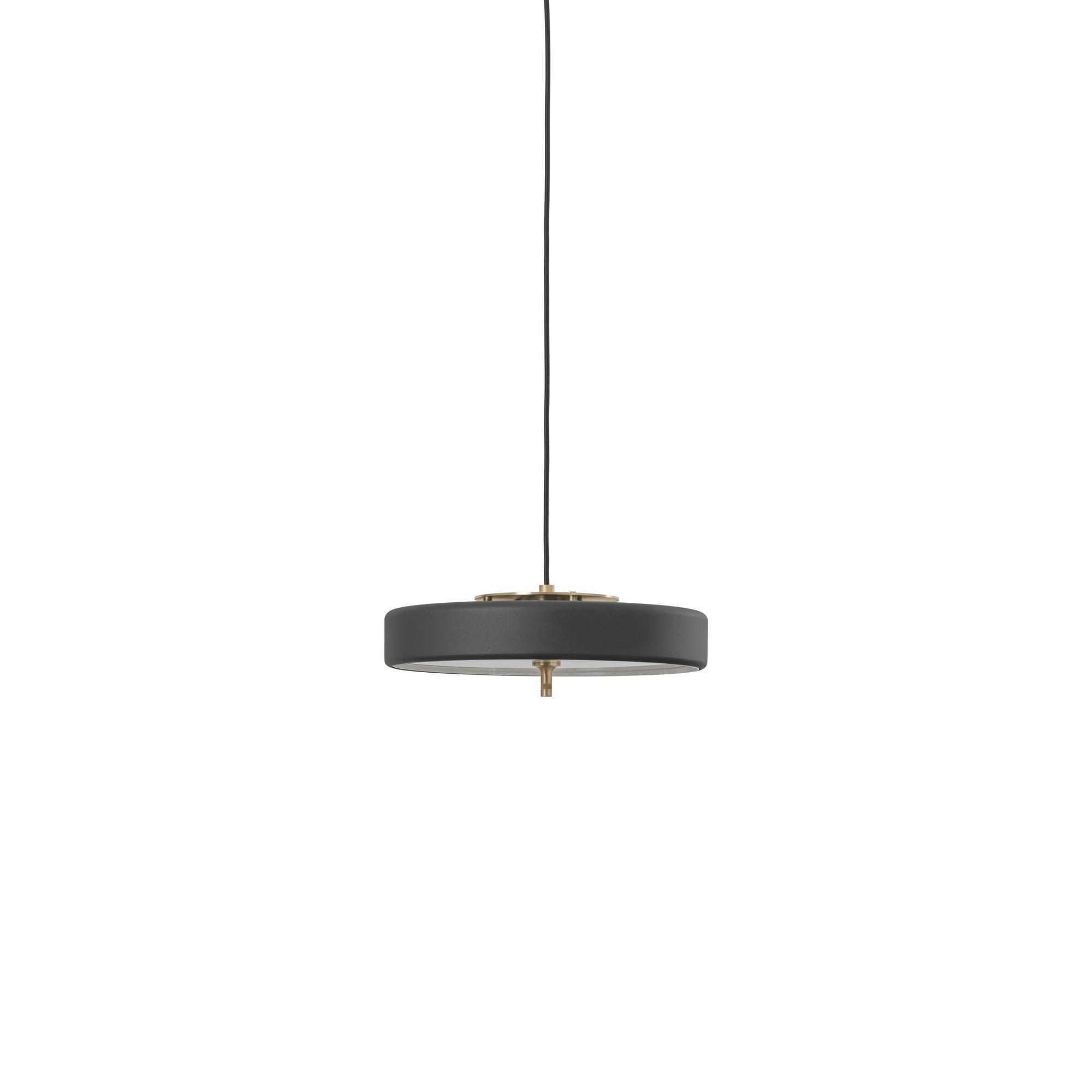 Bert Frank Revolve Pendant Brushed Brass/ Black