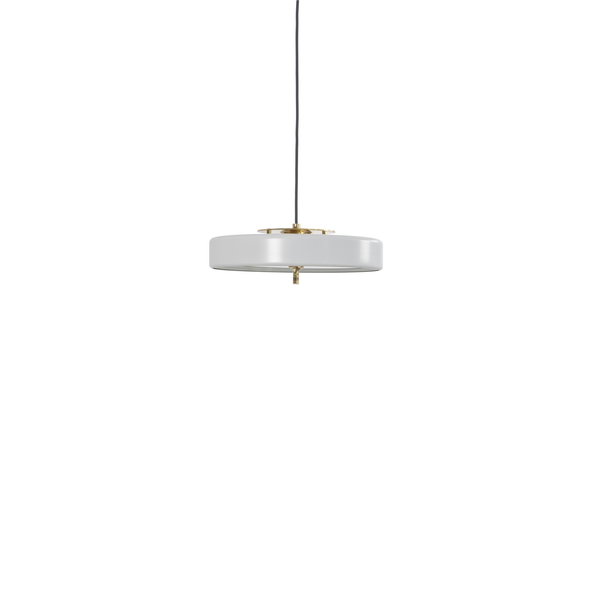 Bert Frank Revolve Hanglamp Geborsteld Messing/ Wit