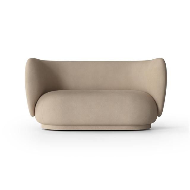 Ferm Living Rico Sofa 2 Seater Brushed Sand