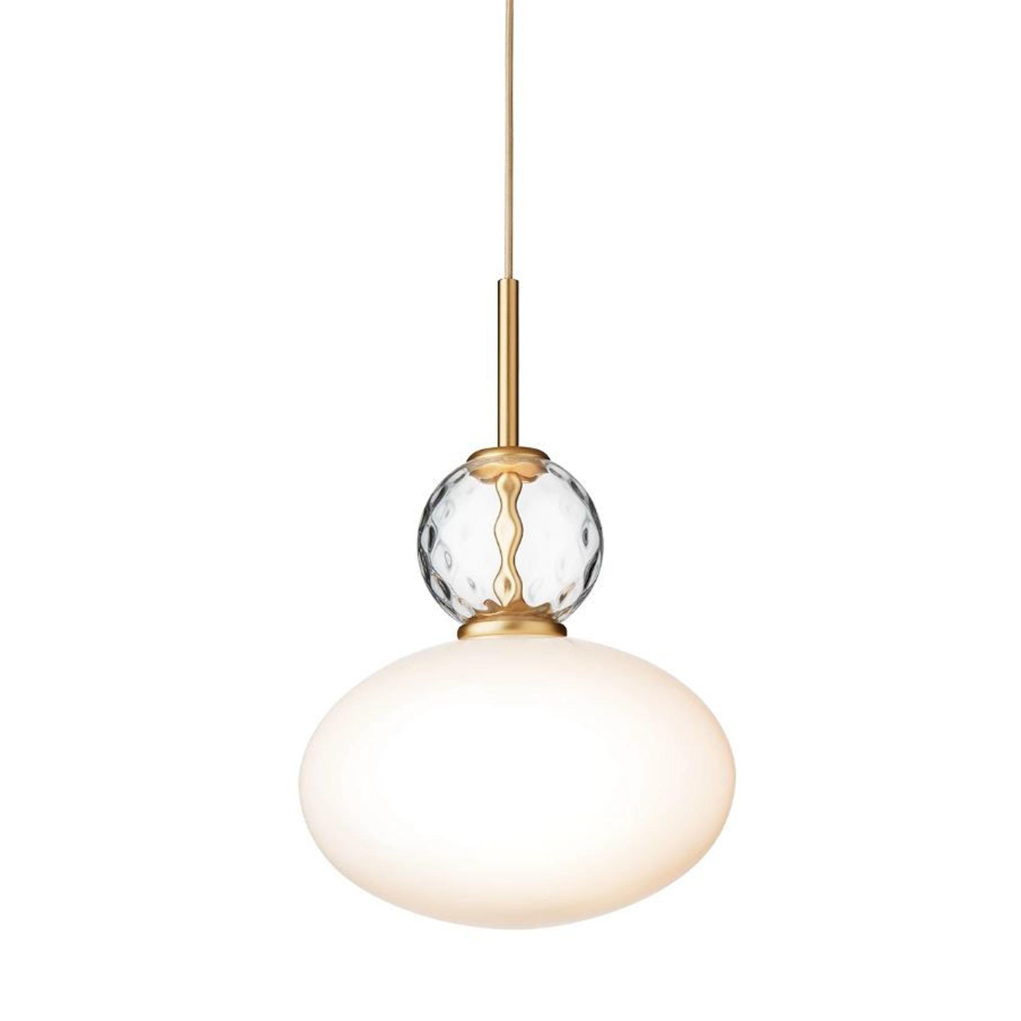 Nuura Rizzatto 32 Lampadario Ottone Satinato /Opale