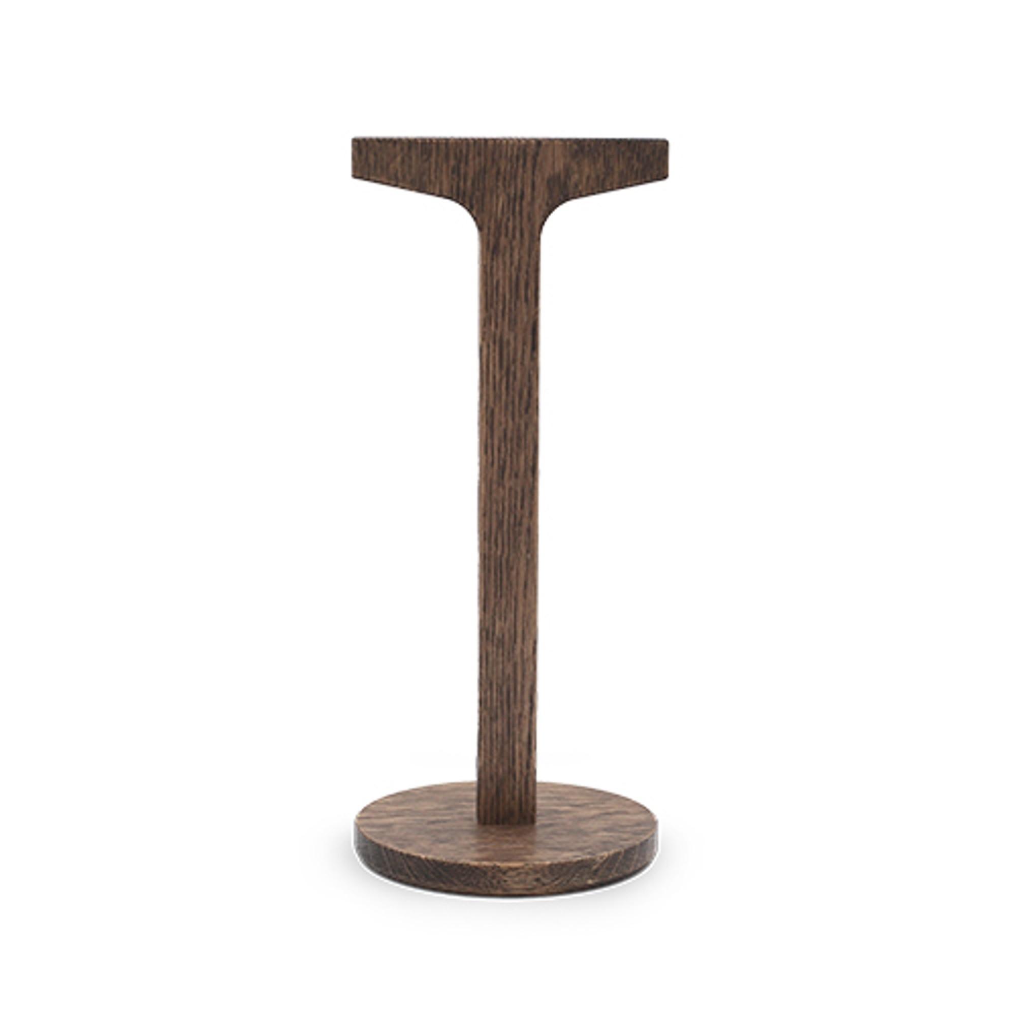 Porte-rouleau de Cuisine Toolié de La Collection Ro, Chêne Teinté Foncé