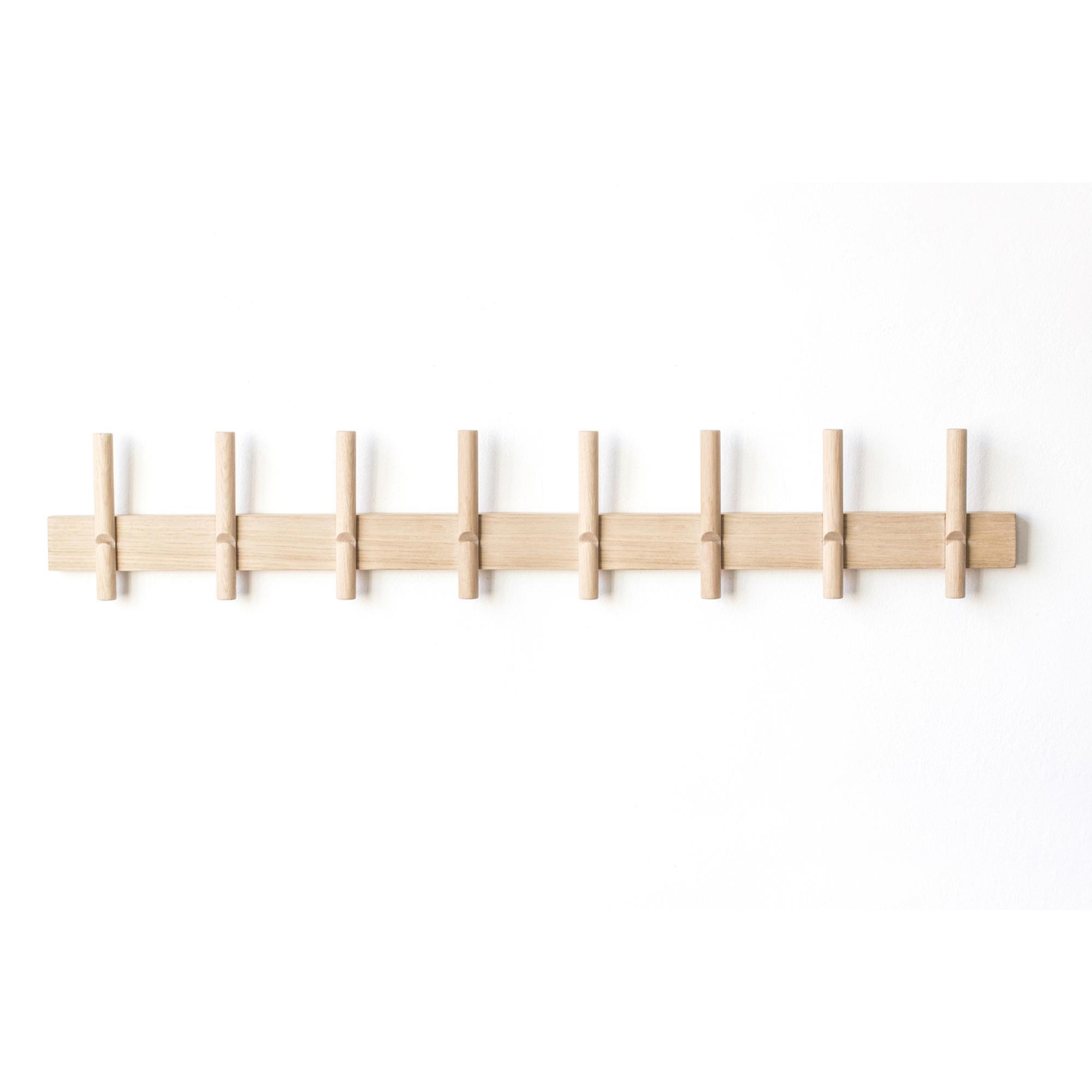 Garderobenständer aus Holz, 98 cm, helle Eiche