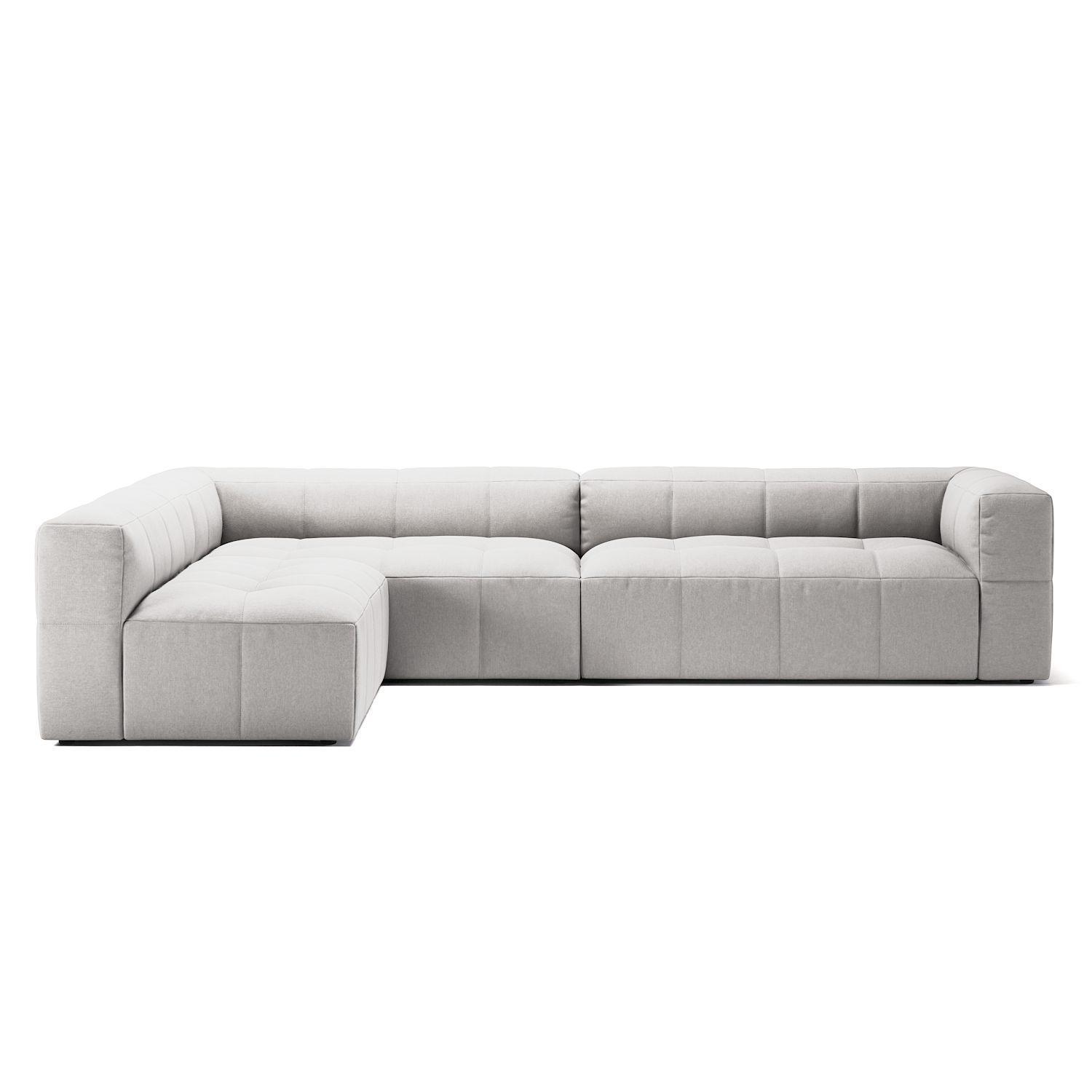 Decotique Mure 4-Personers Sofa Med Åben Ende Venstre Moonwhite
