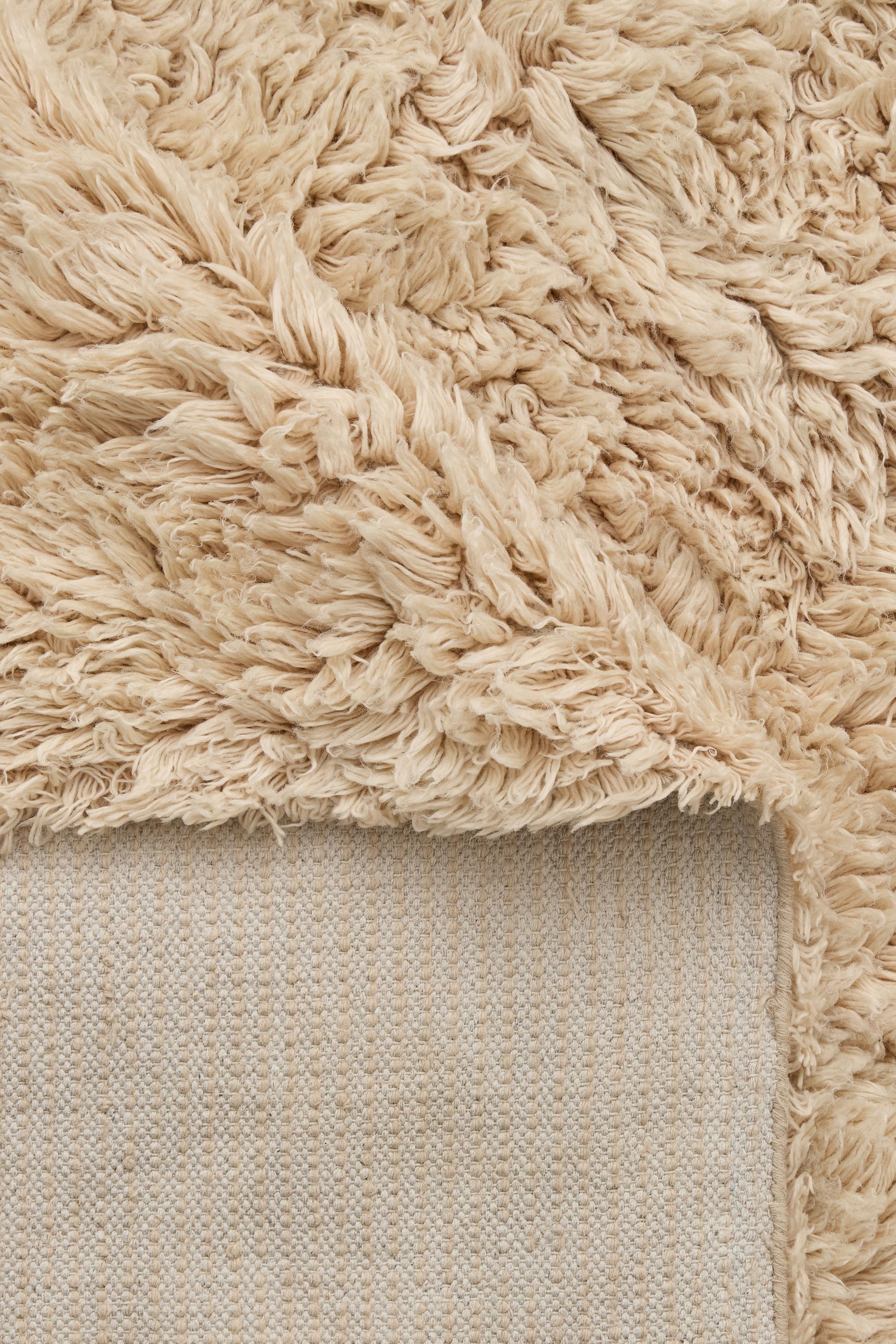 Decotique Shaggy Gulvtæppe 250x350 Mørk Beige