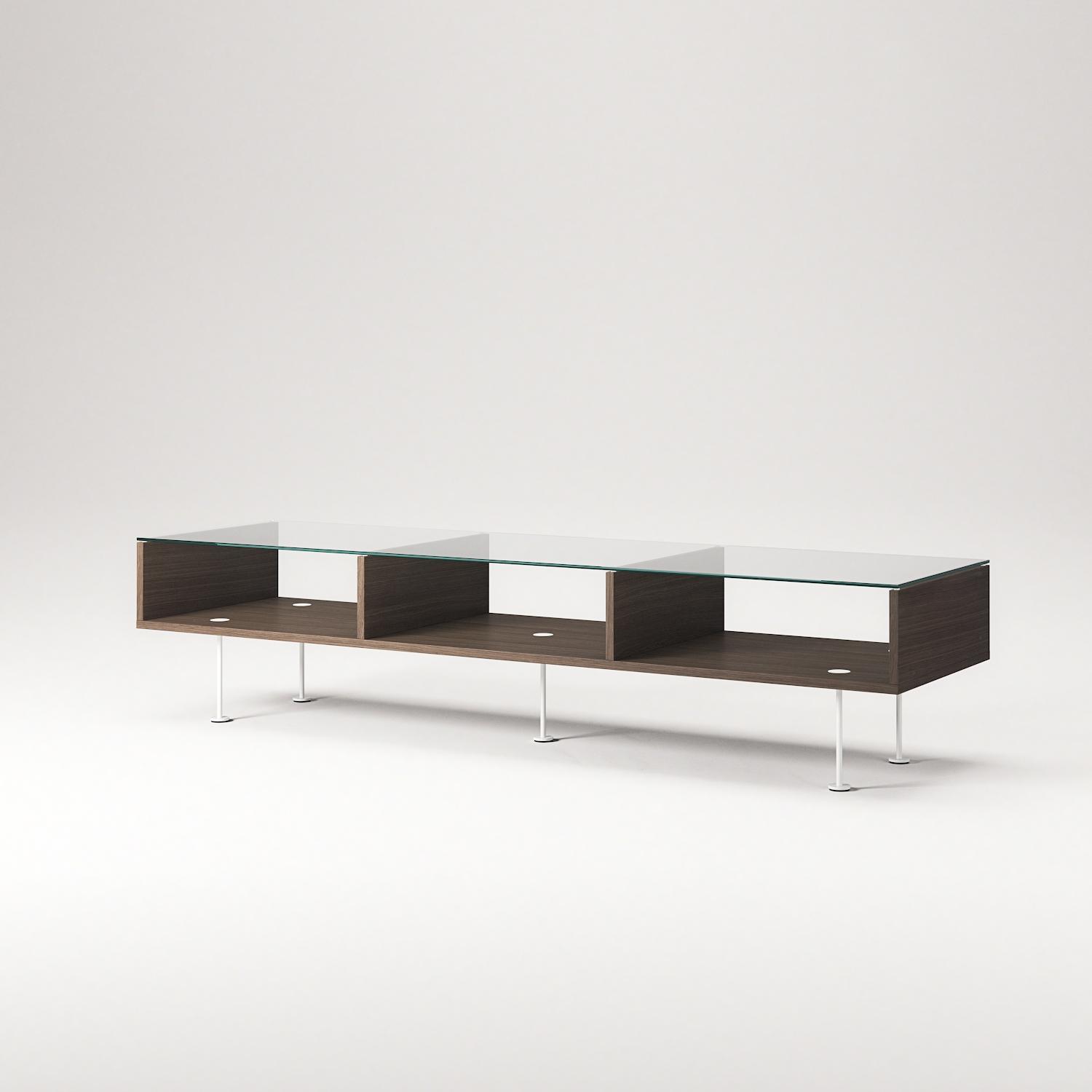 Decotique Vogue Sofabord 45x165 Mørk Eg/Hvidt