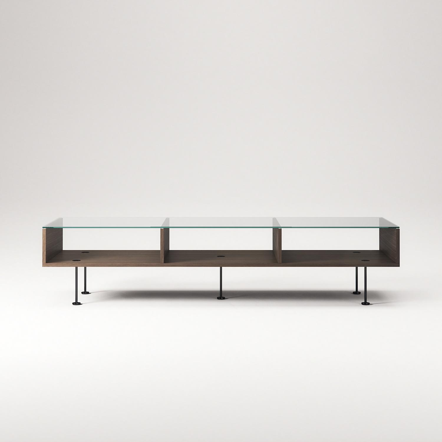 Decotique Vogue Sofabord 45x165 Mørk Eg/Sort