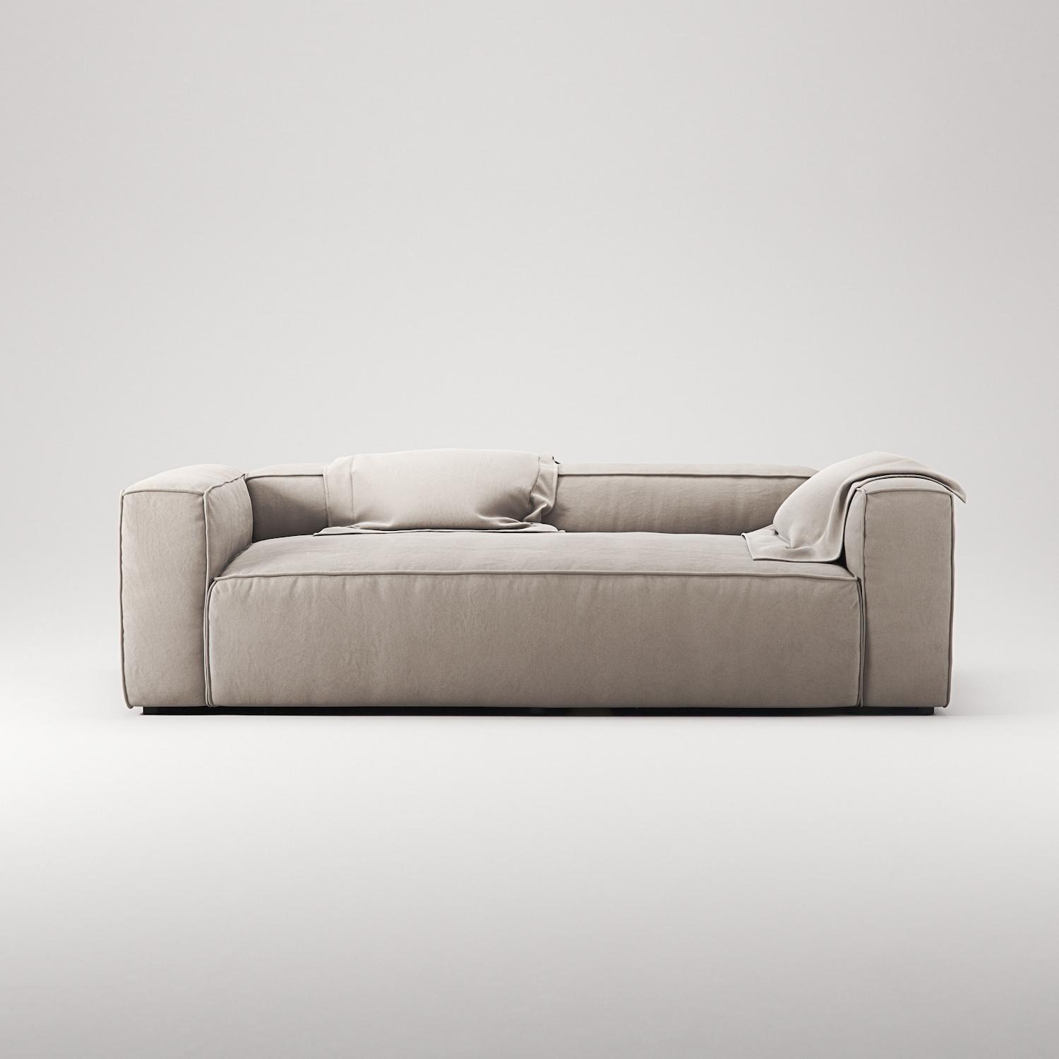 Decotique Grand 2-Personers Sofa Sandshell/Beige
