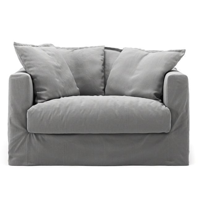 Le Grand Air Love Seat Armchair Light Gray