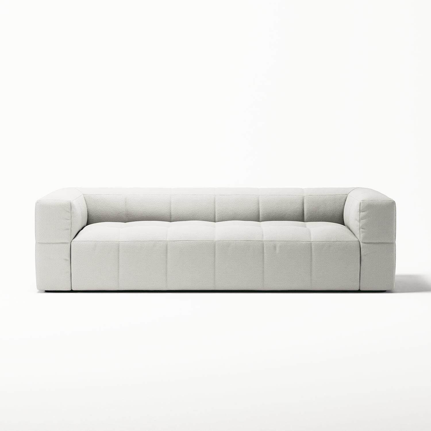 Decotique Mure 3-Personers Sofa Steam/Hvid