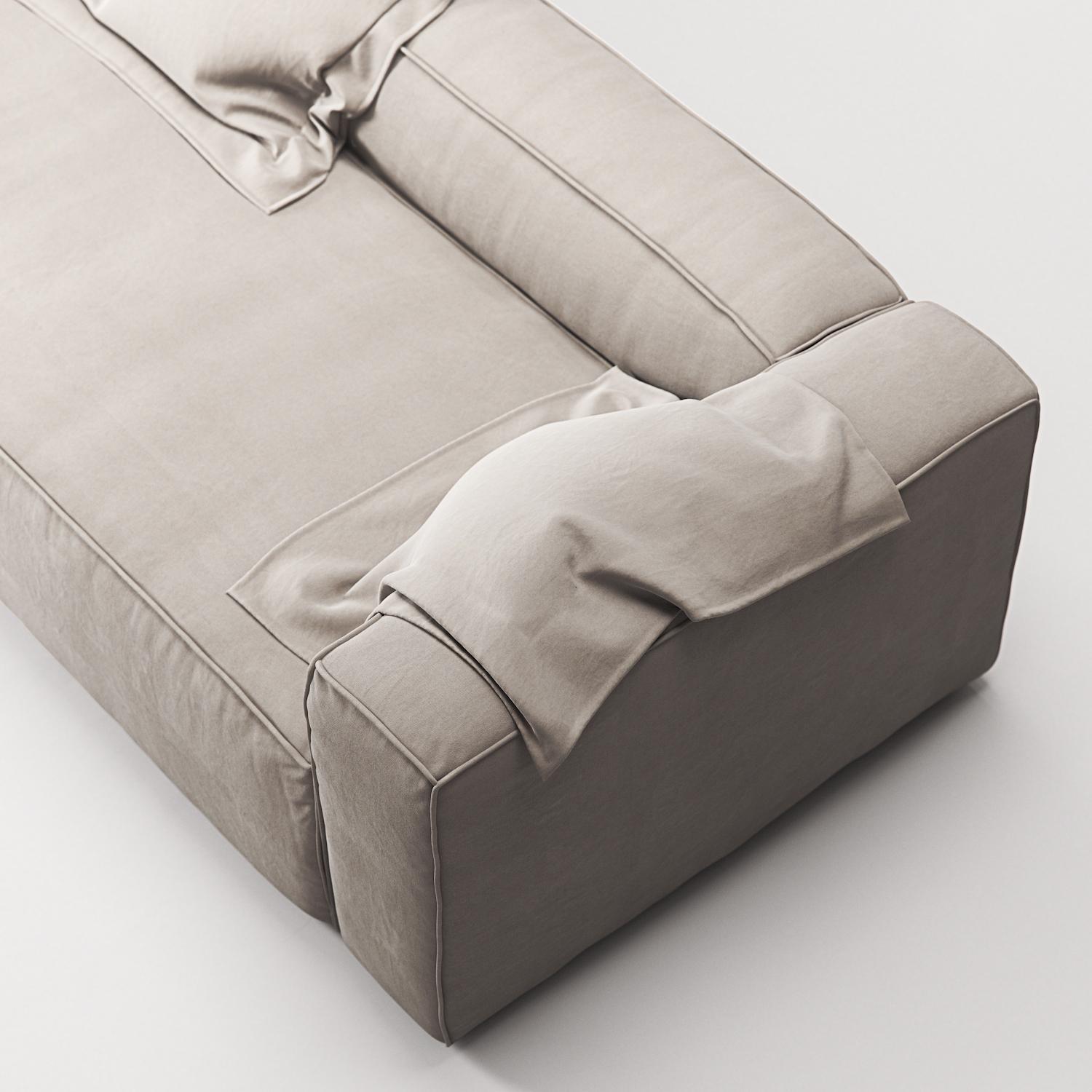 Decotique Grand 2-Personers Sofa Sandshell/Beige