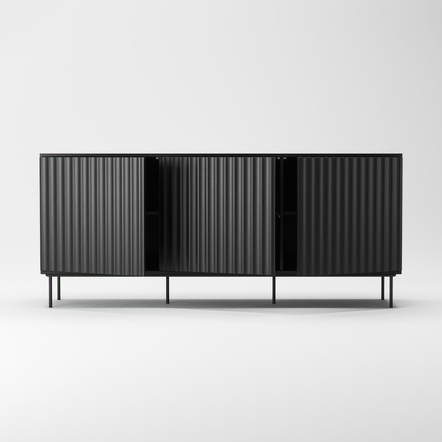 Decotique Wave Skænk 3D Antracit