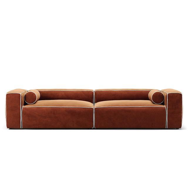 Decotique Grand Hue 4-personers Sofa Moonwhite/kobber