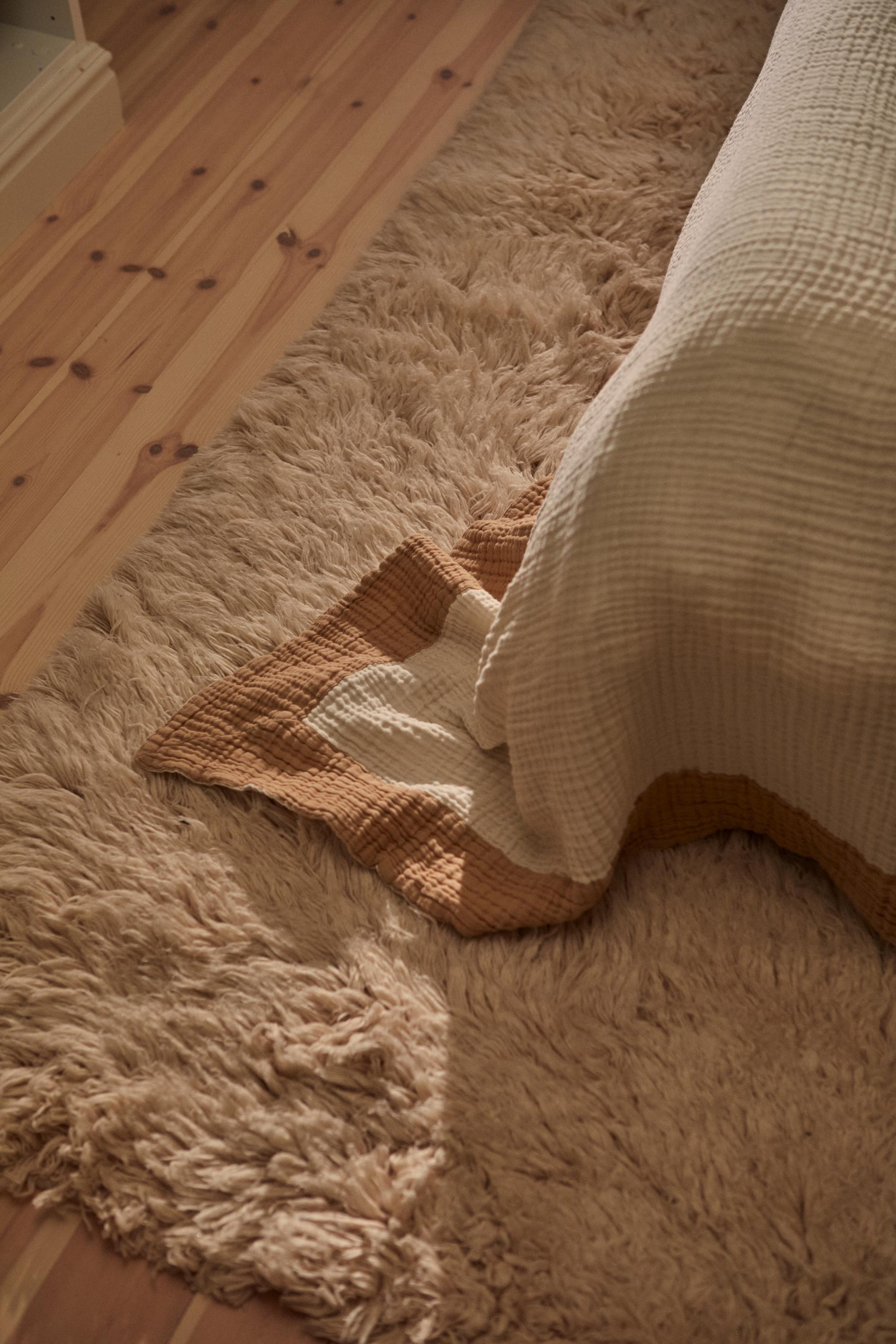 Decotique Shaggy Gulvtæppe 250x350 Mørk Beige