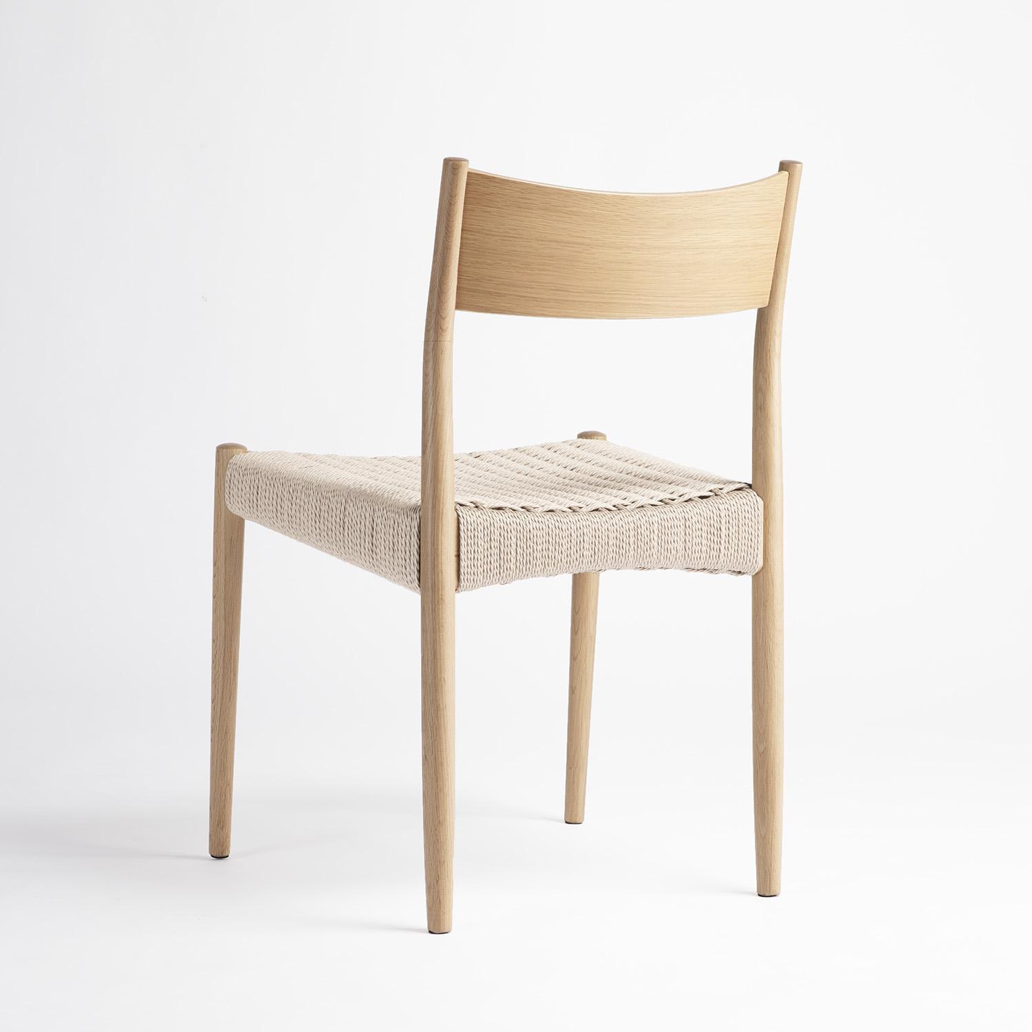 Decotique Bond Spisebordsstol Hvidmalet Eg