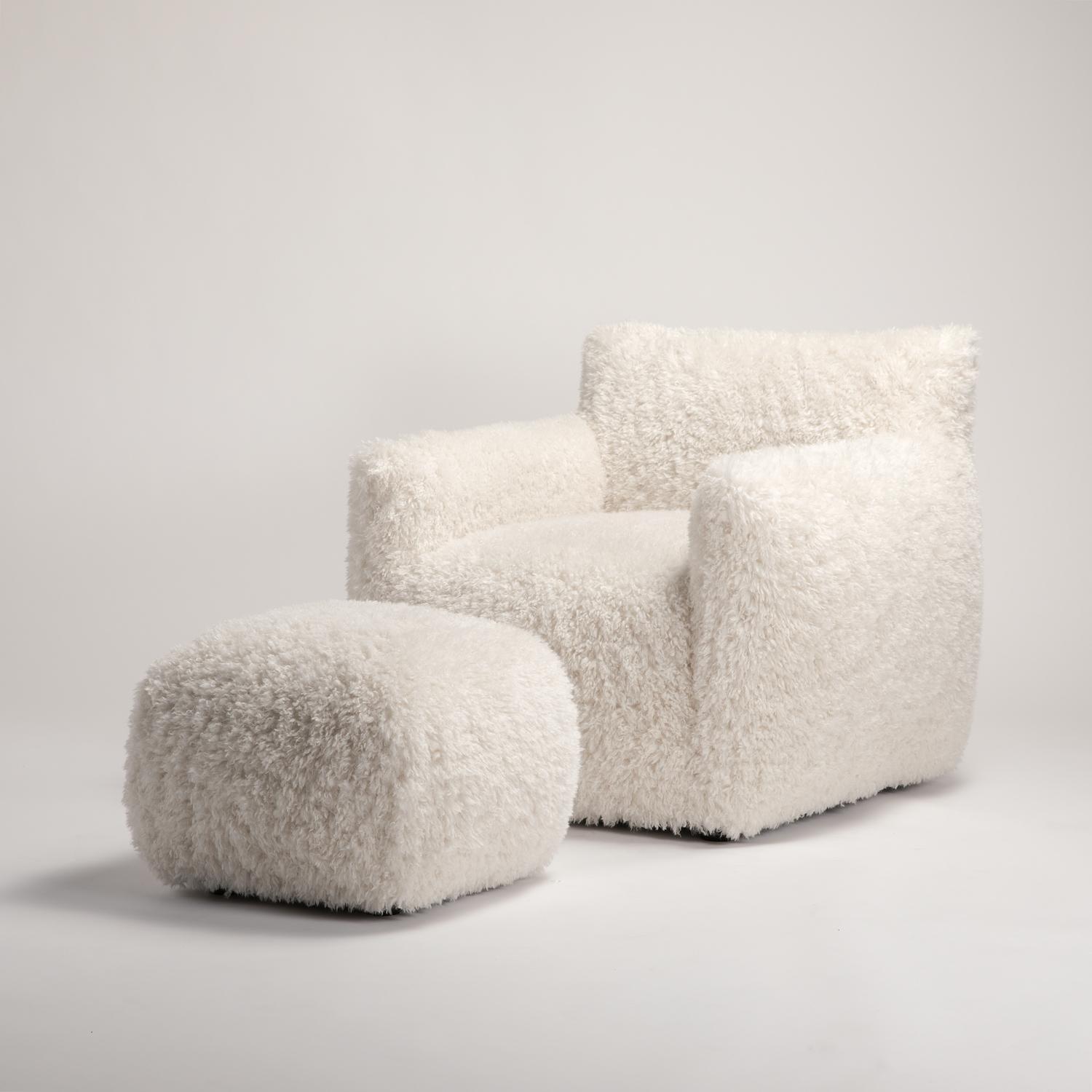 Decotique Le Petite Puf Arctic White