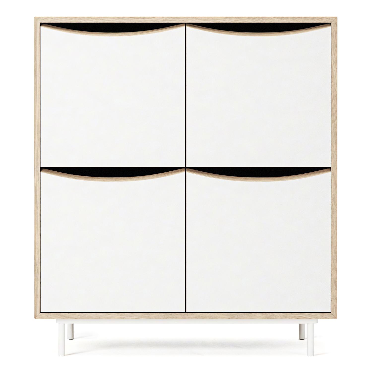 Decotique Sand Skab Hvid/Eg