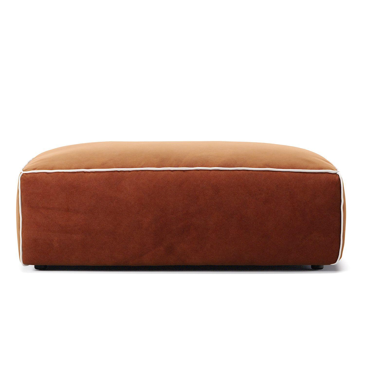 Decotique Grand Hue Fodskammel Moonwhite/Kobber