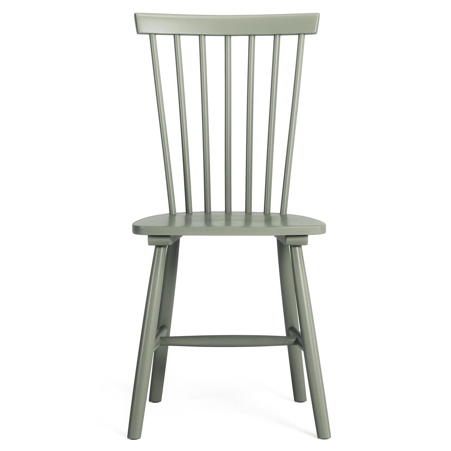 Department Wood H17 Windsor Spisebordsstol Grågrøn