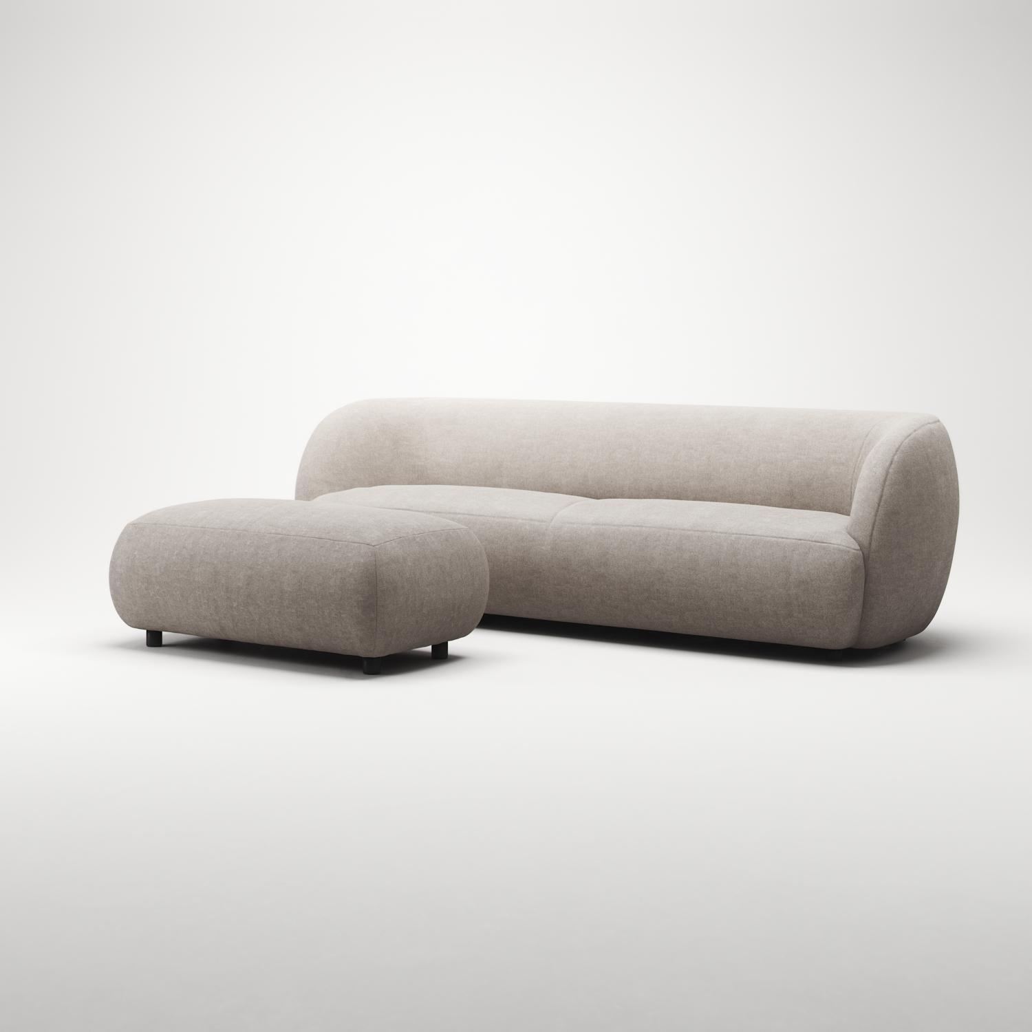 Decotique Atelier Fodskammel 113 Sandshell/Beige