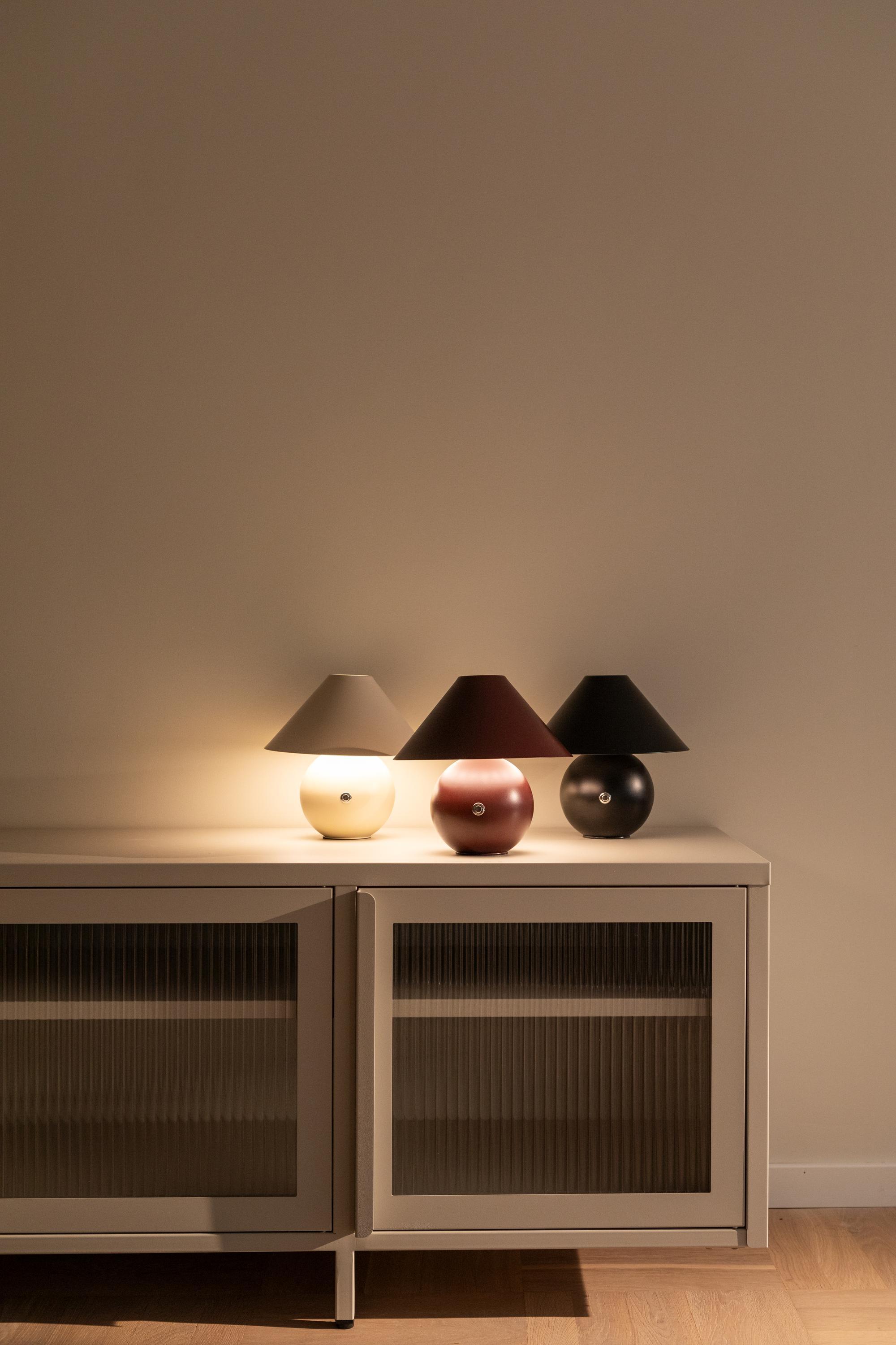 Decotique Cosmo Transportabel Lampe Burgundy
