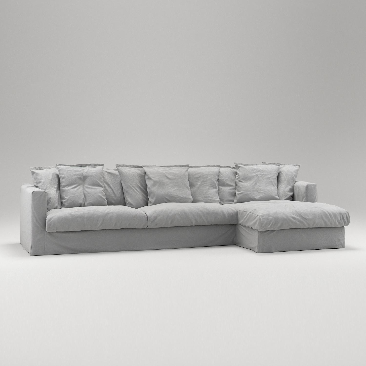 Decotique Le Grand Air 3-Personers Sofa Divan Højre Lysegrå