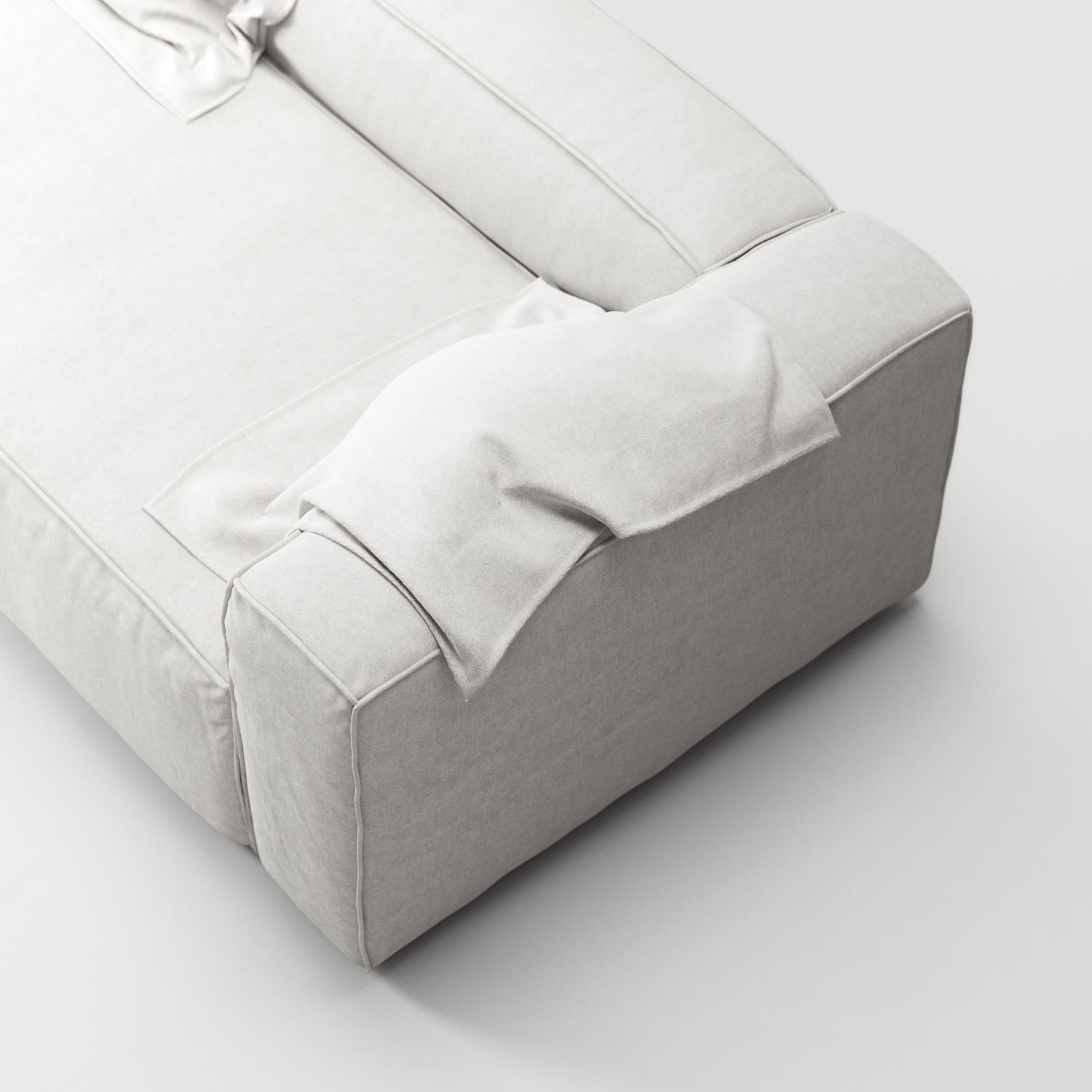 Decotique Grand 2-Personers Sofa Moonwhite