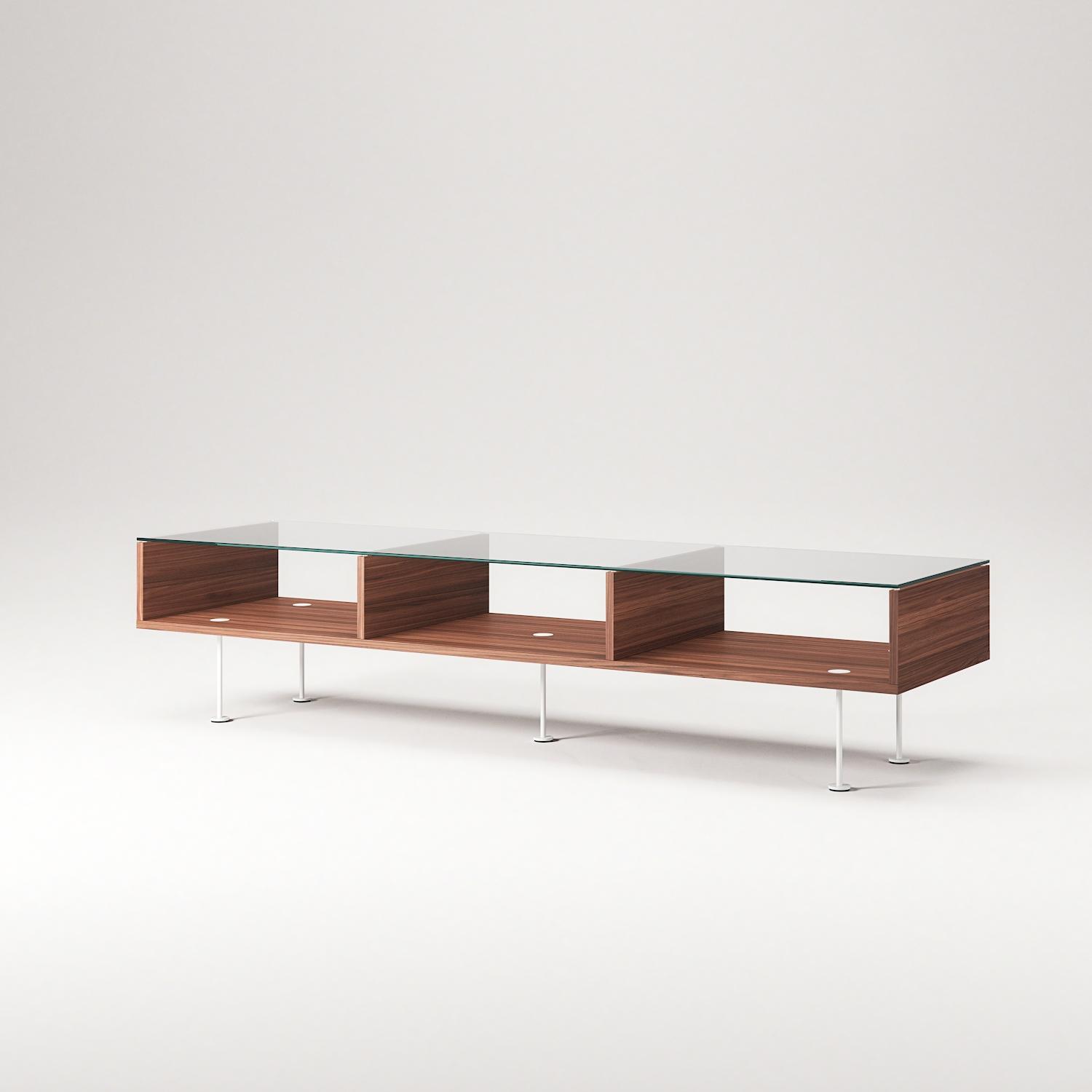 Decotique Vogue Sofabord 45x165 Valnød/Hvidt