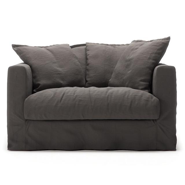 Le Grand Air Love Seat Armchair Smoked Granite