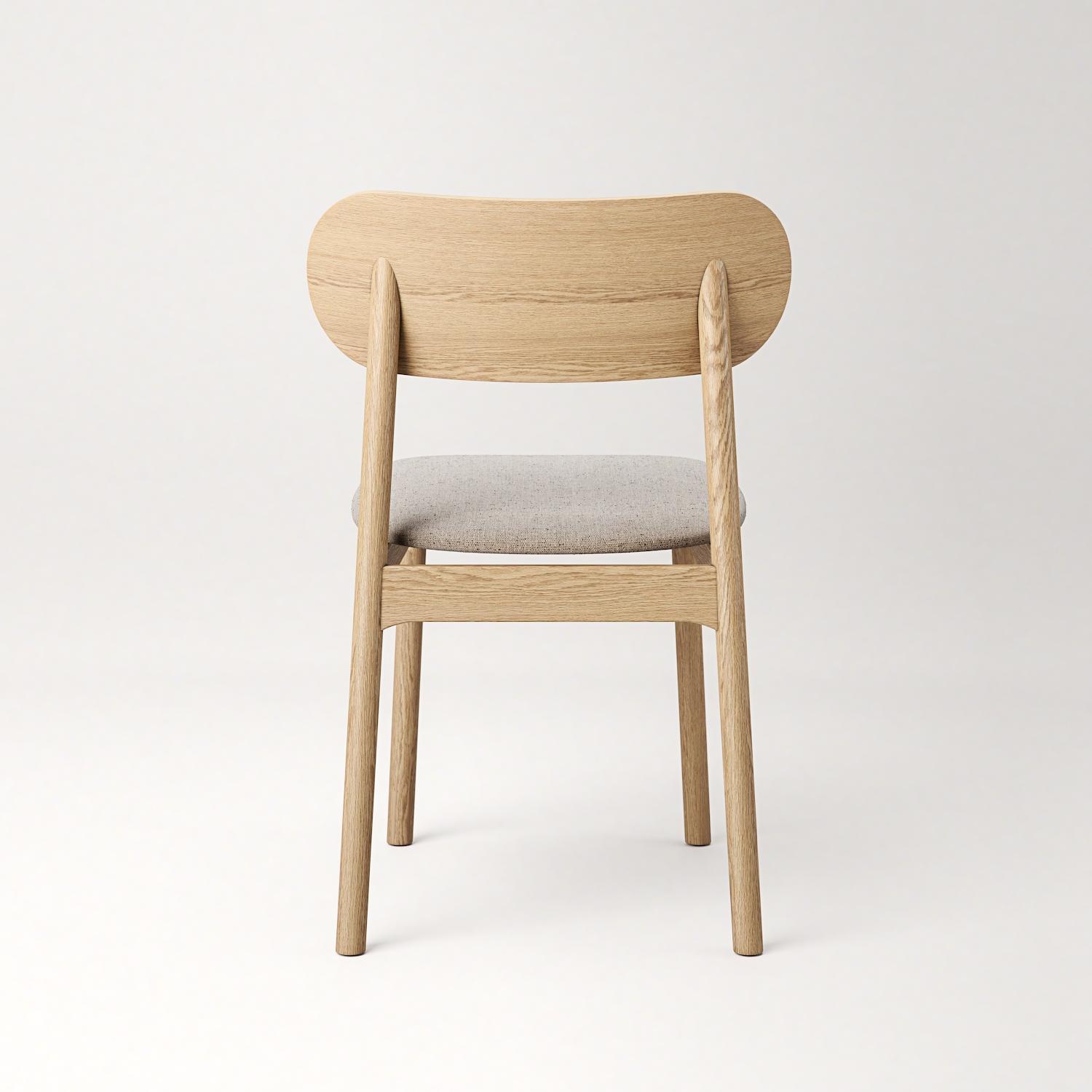 Decotique Elephant Spisebordsstol Naturligt Egetræ/Beige Breeze