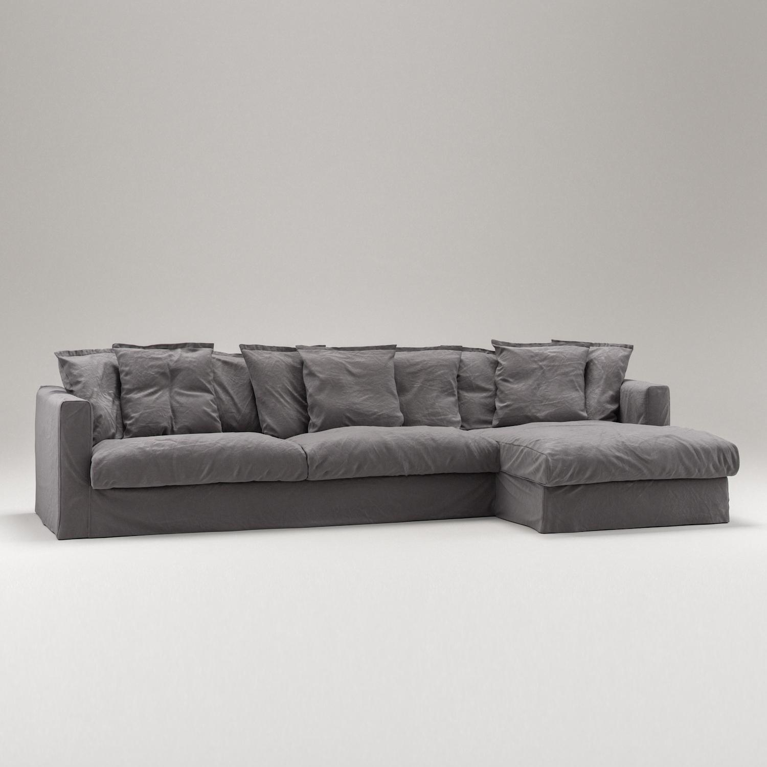 Decotique Le Grand Air 3-Personers Sofa Divan Højre Grå