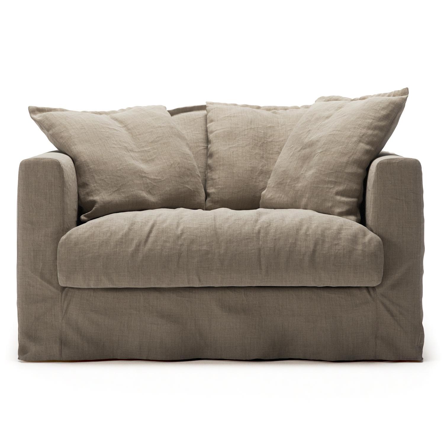 Decotique Le Grand Air Love Seat Sessel Savage Leinen