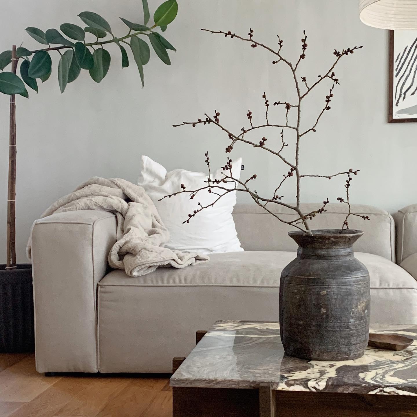 Decotique Grand 4-Personers Sofa Sandshell/Beige