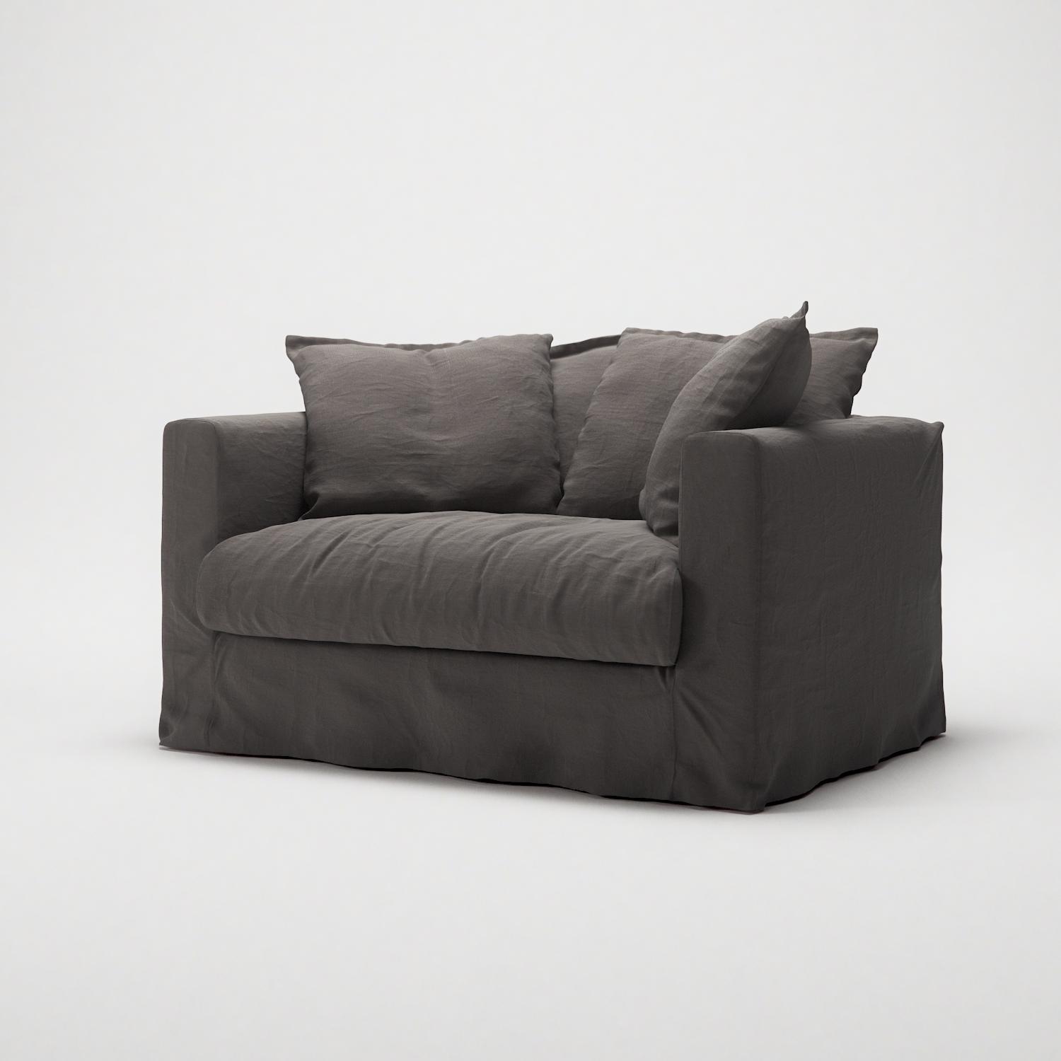 Decotique Le Grand Air Love Seat Lænestol Røget Granit