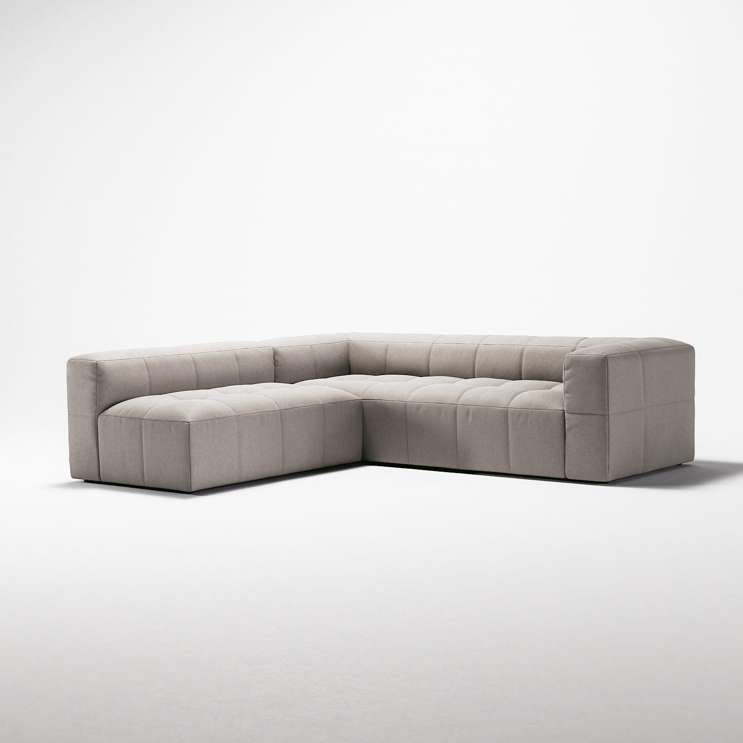 Decotique Mure 3-Personers Sofa Med Åben Ende Venstre Sandshell/Beige