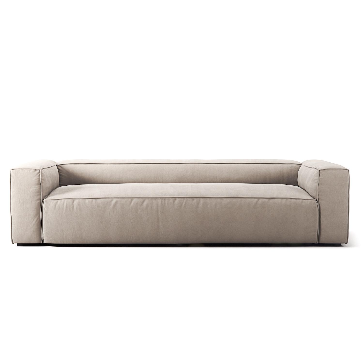 Decotique Grand 3-Personers Sofa Sandshell/Beige