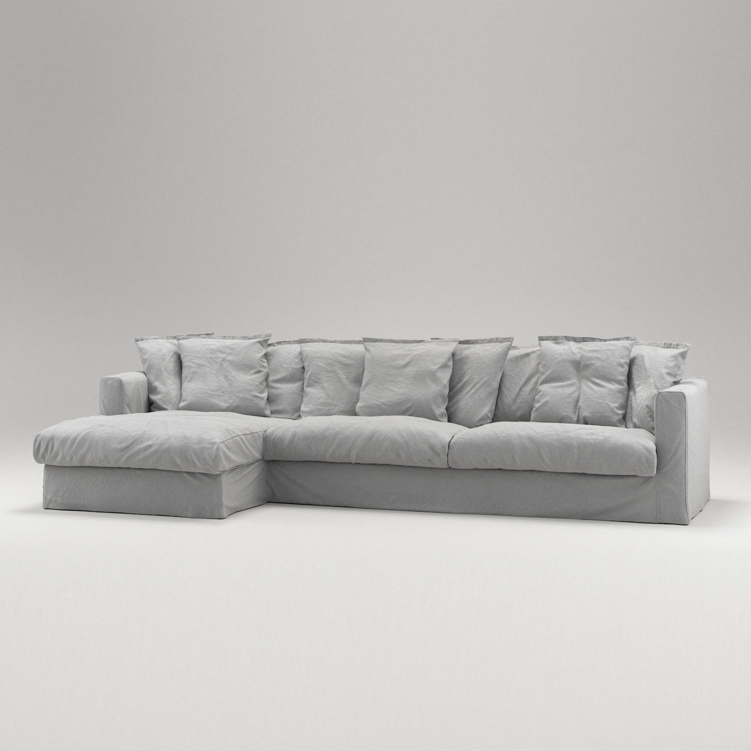 Decotique Le Grand Air 3-Personers Sofa Divan Venstre Lysegrå