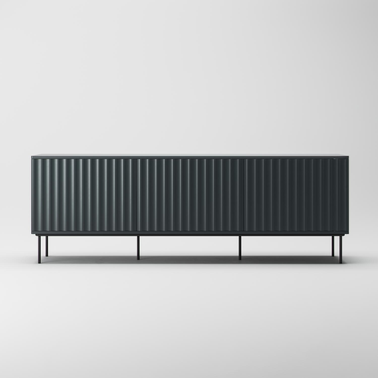 Decotique Wave TV Bænk 3D Grå