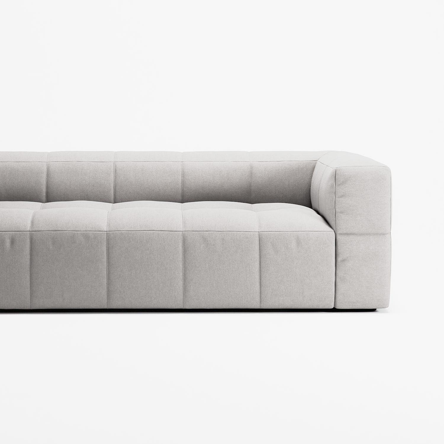 Decotique Mure 3-Personers Sofa Med Åben Ende Højre Moonwhite